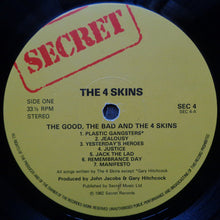 Load image into Gallery viewer, The 4 Skins* : The Good, The Bad & The 4 Skins (LP, Album)