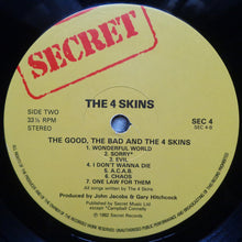Load image into Gallery viewer, The 4 Skins* : The Good, The Bad & The 4 Skins (LP, Album)