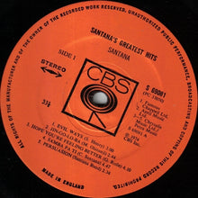 Load image into Gallery viewer, Santana : Santana's Greatest Hits (LP, Comp)