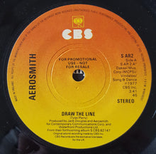 Load image into Gallery viewer, Aerosmith : Draw The Line (7", Single, Promo)