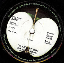 Load image into Gallery viewer, The Beatles : Let It Be (7", Single, Sol)