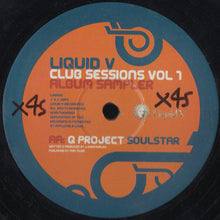 Load image into Gallery viewer, Artificial Intelligence / Q Project : Liquid V Club Sessions Vol 1 (Album Sampler) (12", Smplr)