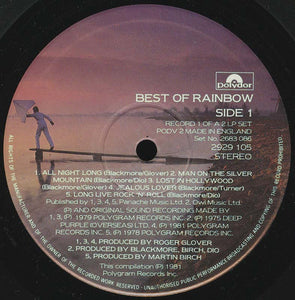 Rainbow : The Best Of Rainbow (2xLP, Comp)