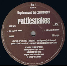 Load image into Gallery viewer, Lloyd Cole And The Commotions* : Rattlesnakes (LP, Album)