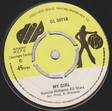 Load image into Gallery viewer, Ronnie Williams All Stars : Cecilia / My Girl (7")