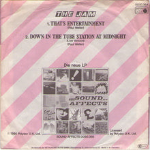 Load image into Gallery viewer, The Jam : That's Entertainment (7", Single)