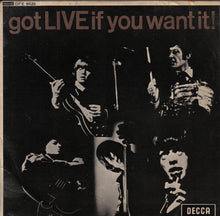 Load image into Gallery viewer, The Rolling Stones : Got Live If You Want It! (7", EP, Mono)