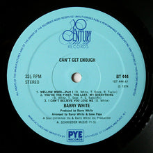 Load image into Gallery viewer, Barry White : Can't Get Enough (LP, Album)
