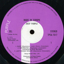 Load image into Gallery viewer, Deep Purple : Made In Europe (LP, Album, Gat)
