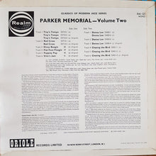 Load image into Gallery viewer, Charlie Parker : Charlie Parker Memorial Volume Two (LP, Comp, Mono)