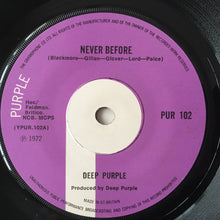 Load image into Gallery viewer, Deep Purple : Never Before  (7", Single, Sol)