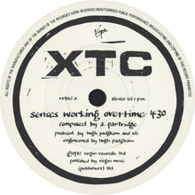 Load image into Gallery viewer, XTC : Senses Working Overtime (7", EP, Single)