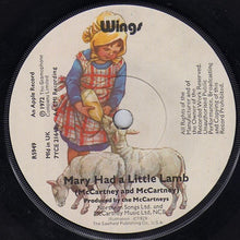 Load image into Gallery viewer, Wings (2) : Mary Had A Little Lamb (7", Single, Sol)