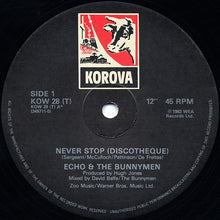 Load image into Gallery viewer, Echo & The Bunnymen : Never Stop "Discotheque" (12", EMI)