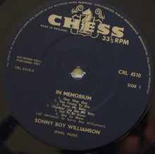 Load image into Gallery viewer, Sonny Boy Williamson (2) : In Memorium (LP, Comp, Mono)