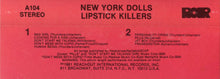 Load image into Gallery viewer, New York Dolls : Lipstick Killers (Cass, Album, Red)