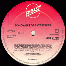 Load image into Gallery viewer, Donovan : Donovan's Greatest Hits (LP, Comp)