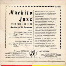 Load image into Gallery viewer, Machito And His Orchestra : Machito Jazz With Flip And Bird (7", EP, Mono)