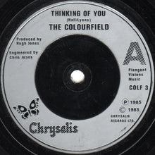 Load image into Gallery viewer, The Colour Field* : Thinking Of You (7", Single, Sil)