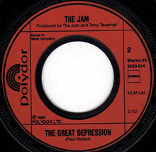Load image into Gallery viewer, The Jam : Just Who Is The 5 O'Clock Hero / The Great Depression (7", Single)
