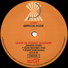 Load image into Gallery viewer, Depeche Mode : Leave In Silence (12", Single, Tex)