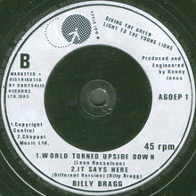 Load image into Gallery viewer, Billy Bragg : Between The Wars (7", EP)