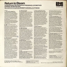 Load image into Gallery viewer, No Artist : Return To Steam (Stereophonic Recordings Of Preserved Locomotives Running On British Rail) (LP)