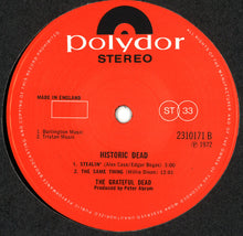 Load image into Gallery viewer, The Grateful Dead : Historic Dead (LP, Album)