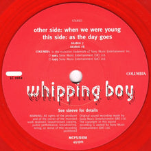 Load image into Gallery viewer, Whipping Boy : When We Were Young (7", Single, Ltd, Red)