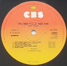 Load image into Gallery viewer, Paul Simon : Still Crazy After All These Years (LP, Album)