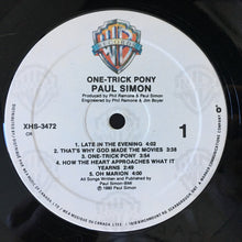 Load image into Gallery viewer, Paul Simon : One-Trick Pony (LP, Album)