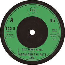 Load image into Gallery viewer, The Original Adam & The Ants* : Deutscher Girls (7", Single)