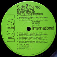 Load image into Gallery viewer, David Bowie : The Rise And Fall Of Ziggy Stardust And The Spiders From Mars (LP, Album, RE)
