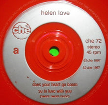 Load image into Gallery viewer, Helen Love : Does Your Heart Go Boom (7", Red)