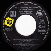 Load image into Gallery viewer, The KLF Featuring The Children Of The Revolution : What Time Is Love? (Live At Trancentral) (7", Single)