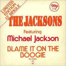 Load image into Gallery viewer, The Jacksons : Blame It On The Boogie (12", Single, Ltd)