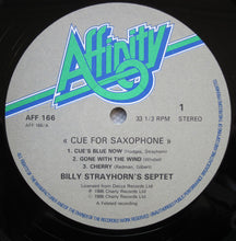 Load image into Gallery viewer, Billy Strayhorn's Septet : Cue For Saxophone (LP, Album, RE)