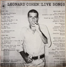 Load image into Gallery viewer, Leonard Cohen : Live Songs (LP, Album)