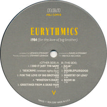 Load image into Gallery viewer, Eurythmics : 1984 (For The Love Of Big Brother) (LP, Album, Ind)