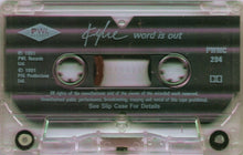 Load image into Gallery viewer, Kylie Minogue : Word Is Out (Cass, Single)