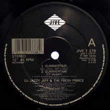 Load image into Gallery viewer, DJ Jazzy Jeff & The Fresh Prince : Summertime (12", Single)