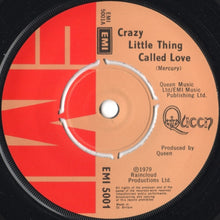 Load image into Gallery viewer, Queen : Crazy Little Thing Called Love (7", Single, Com)