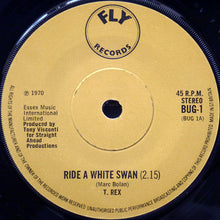 Load image into Gallery viewer, T. Rex : Ride A White Swan / Is It Love / Summertime Blues (7", Single, Card, Mus)