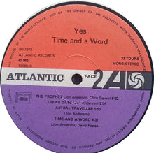 Load image into Gallery viewer, Yes : Time And A Word (LP, Album, RE)