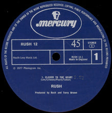 Load image into Gallery viewer, Rush : Closer To The Heart (12", Single)