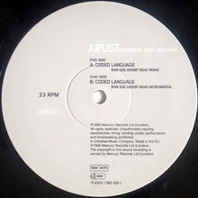 Load image into Gallery viewer, Krust Featuring Saul Williams : Coded Language (Roni Size Remixes) (12")