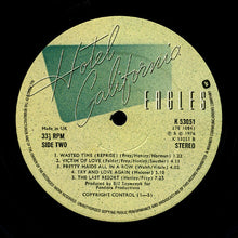 Load image into Gallery viewer, Eagles : Hotel California (LP, Album, Gat)