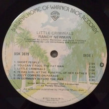 Load image into Gallery viewer, Randy Newman : Little Criminals (LP, Album, Jac)