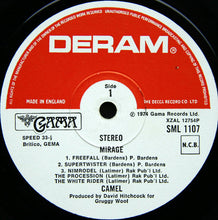 Load image into Gallery viewer, Camel : Mirage (LP, Album, Dec)