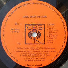 Load image into Gallery viewer, Blood, Sweat And Tears : Blood, Sweat And Tears (LP, Album)